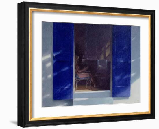 Blue Shutters, 1985-Lincoln Seligman-Framed Giclee Print