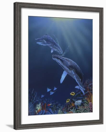 Blue Silence-Graeme Stevenson-Framed Giclee Print