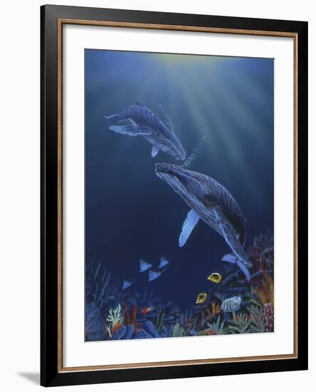 Blue Silence-Graeme Stevenson-Framed Giclee Print