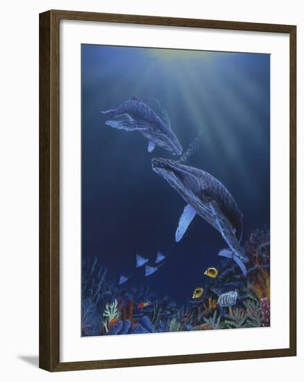 Blue Silence-Graeme Stevenson-Framed Giclee Print