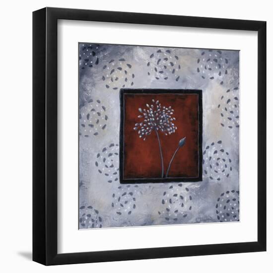 Blue Silhouette II-Krista Sewell-Framed Giclee Print