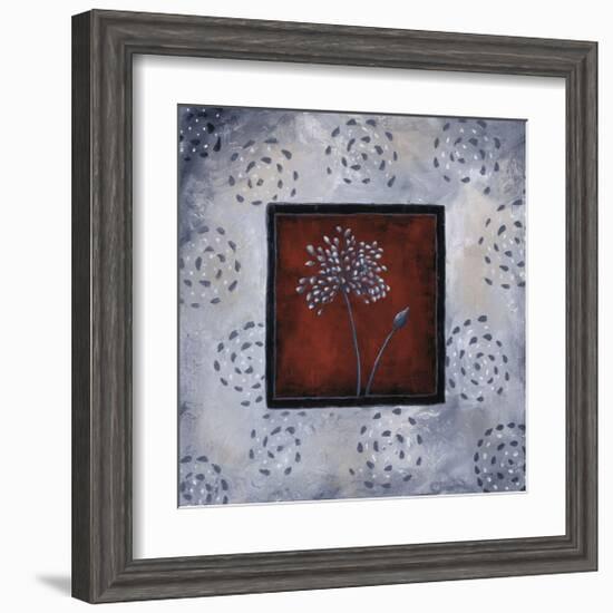 Blue Silhouette II-Krista Sewell-Framed Giclee Print