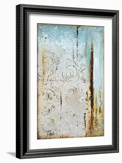 Blue Silver I-Patricia Pinto-Framed Art Print