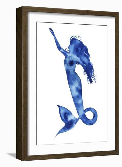 Blue Sirena I-null-Framed Art Print