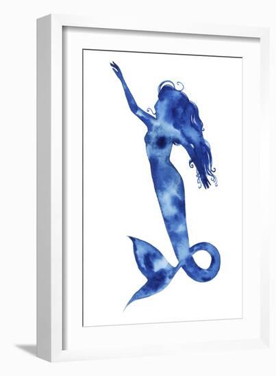 Blue Sirena I-null-Framed Art Print