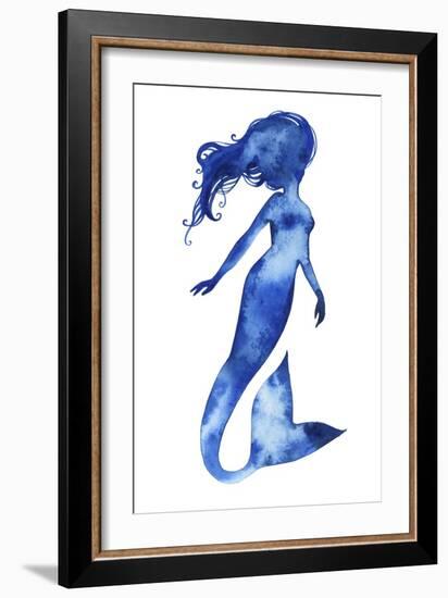 Blue Sirena II-null-Framed Art Print