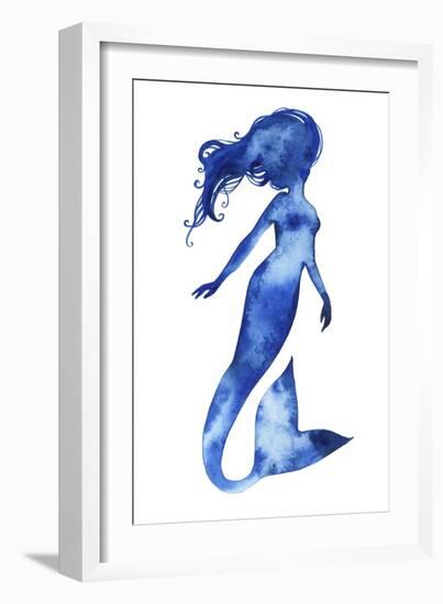 Blue Sirena II-null-Framed Art Print