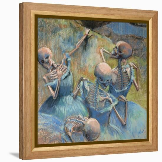 Blue Skelly Dancers-Marie Marfia Fine Art-Framed Premier Image Canvas