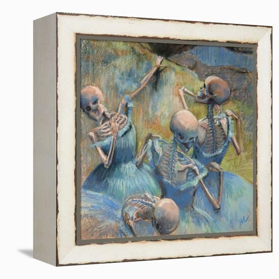 Blue Skelly Dancers-Marie Marfia Fine Art-Framed Premier Image Canvas