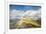 Blue sky and clouds on the rocky peaks of the Odle mountain range seen from Seceda, Val Gardena, Tr-Roberto Moiola-Framed Photographic Print