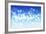 Blue Sky Blurry Lights-alexaldo-Framed Art Print