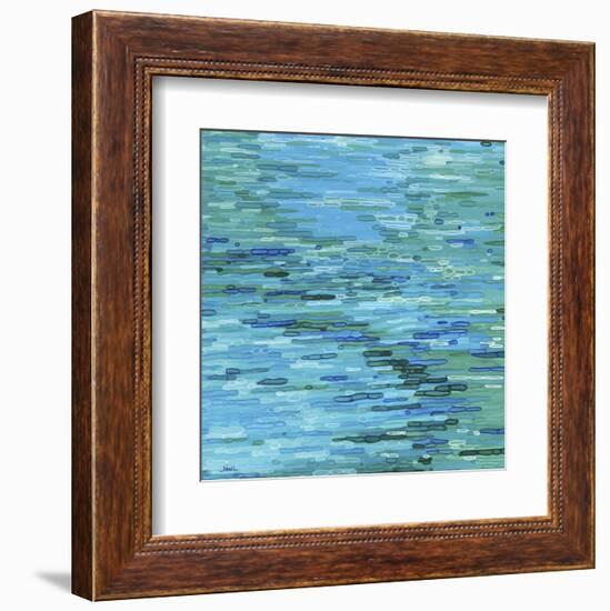 Blue Sky over Lake Lure-Margaret Juul-Framed Art Print