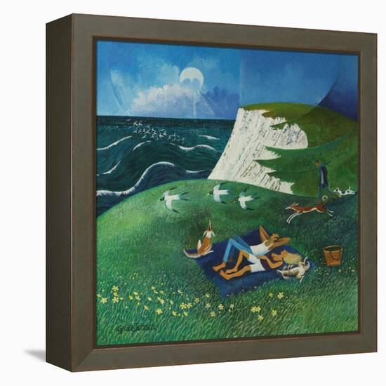 Blue Sky Thinking, 2013-Lisa Graa Jensen-Framed Premier Image Canvas