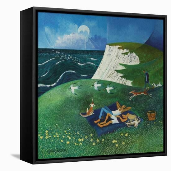 Blue Sky Thinking, 2013-Lisa Graa Jensen-Framed Premier Image Canvas