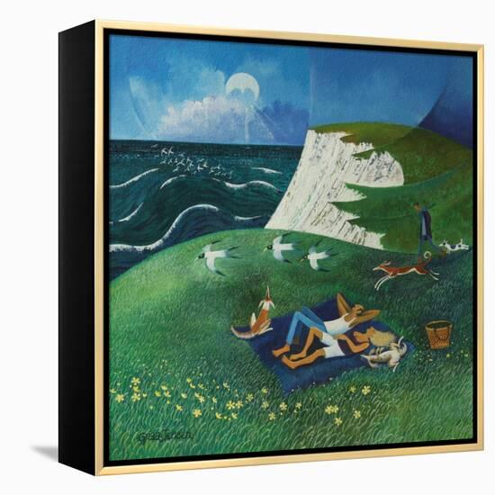 Blue Sky Thinking, 2013-Lisa Graa Jensen-Framed Premier Image Canvas