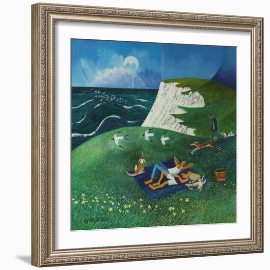 Blue Sky Thinking, 2013-Lisa Graa Jensen-Framed Giclee Print