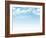 Blue Sky with Clouds Background-karandaev-Framed Photographic Print