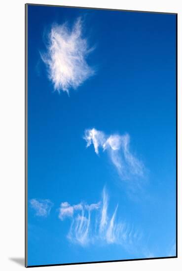 Blue Sky with Whispy Clouds-Mark Sunderland-Mounted Photographic Print