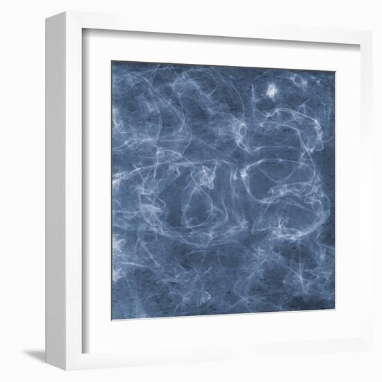 Blue Smoke 2-Sheldon Lewis-Framed Art Print
