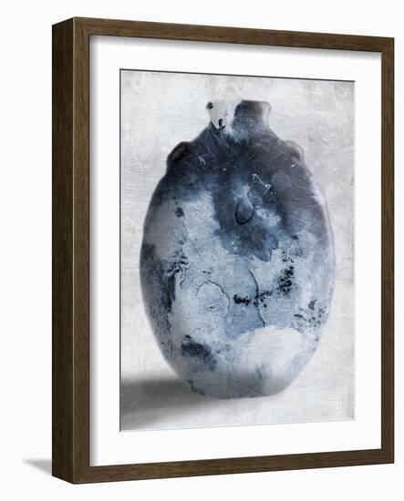 Blue Smoke Mate-OnRei-Framed Art Print