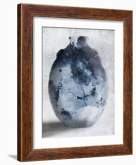 Blue Smoke Mate-OnRei-Framed Art Print
