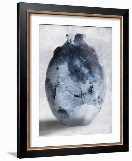 Blue Smoke Mate-OnRei-Framed Art Print