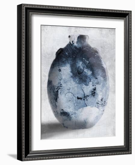 Blue Smoke Mate-OnRei-Framed Art Print