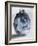 Blue Smoke Mate-OnRei-Framed Art Print