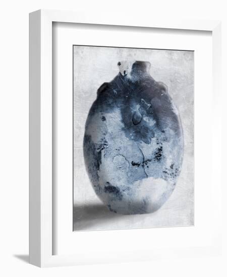 Blue Smoke Mate-OnRei-Framed Art Print