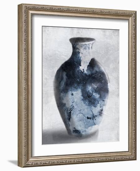 Blue Smoke-OnRei-Framed Art Print