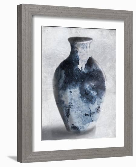 Blue Smoke-OnRei-Framed Art Print