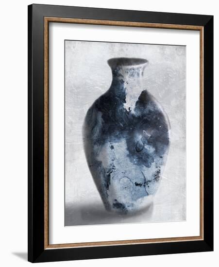 Blue Smoke-OnRei-Framed Art Print