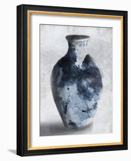 Blue Smoke-OnRei-Framed Art Print