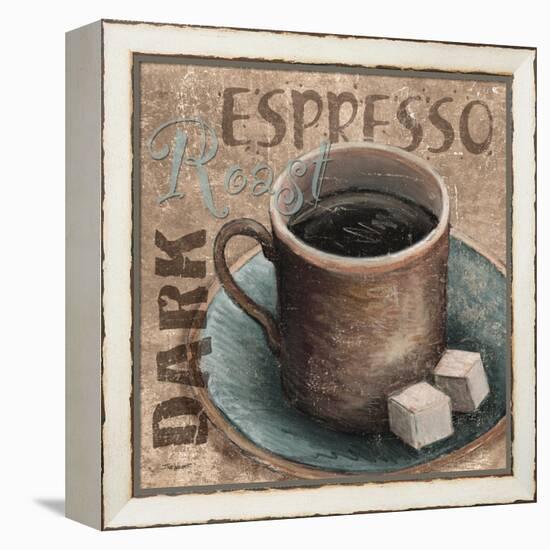 Blue Specialty Coffee II-Todd Williams-Framed Stretched Canvas