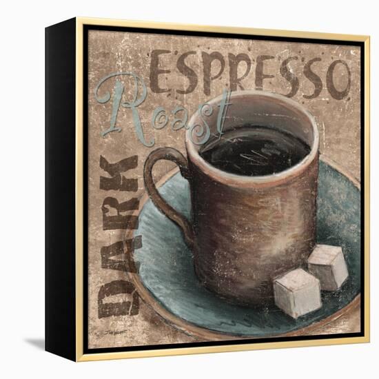 Blue Specialty Coffee II-Todd Williams-Framed Stretched Canvas