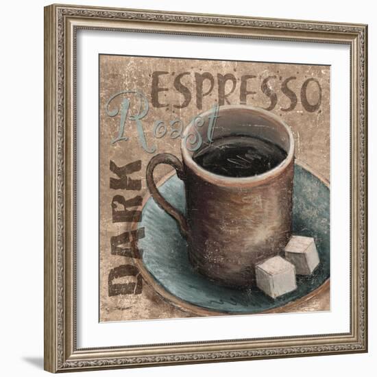 Blue Specialty Coffee II-Todd Williams-Framed Art Print