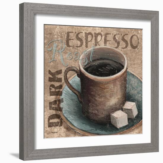 Blue Specialty Coffee II-Todd Williams-Framed Art Print