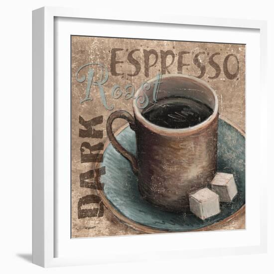 Blue Specialty Coffee II-Todd Williams-Framed Art Print