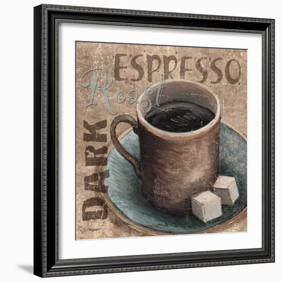 Blue Specialty Coffee II-Todd Williams-Framed Art Print