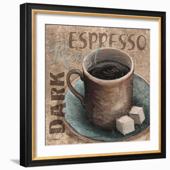 Blue Specialty Coffee II-Todd Williams-Framed Art Print