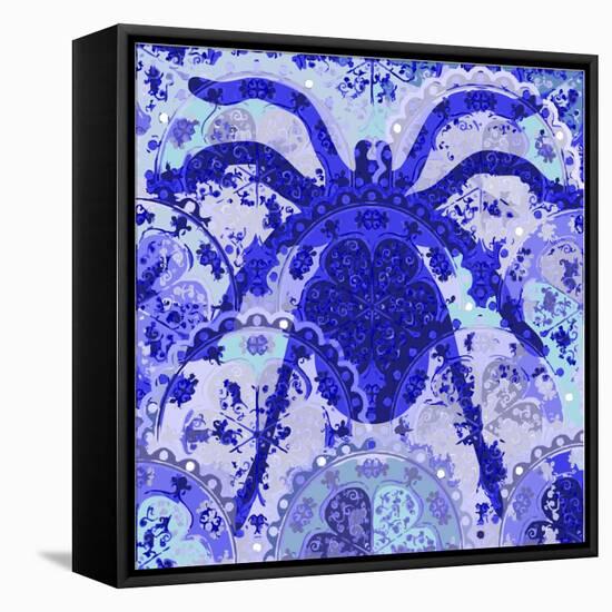 Blue Spider-Teofilo Olivieri-Framed Premier Image Canvas