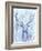 Blue Spirit Deer-Michelle Faber-Framed Giclee Print