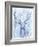 Blue Spirit Deer-Michelle Faber-Framed Giclee Print