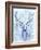 Blue Spirit Deer-Michelle Faber-Framed Giclee Print