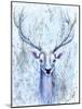 Blue Spirit Deer-Michelle Faber-Mounted Giclee Print