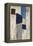 Blue Squared Detail 5-Dennis Dascher-Framed Stretched Canvas