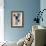 Blue Squared Detail 5-Dennis Dascher-Framed Art Print displayed on a wall