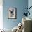 Blue Squared Detail 5-Dennis Dascher-Framed Art Print displayed on a wall