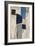 Blue Squared Detail 5-Dennis Dascher-Framed Art Print