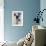 Blue Squared Detail 5-Dennis Dascher-Framed Art Print displayed on a wall